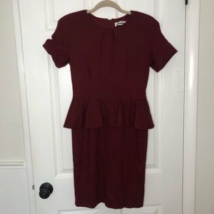 Jil Sander Peplum Dress